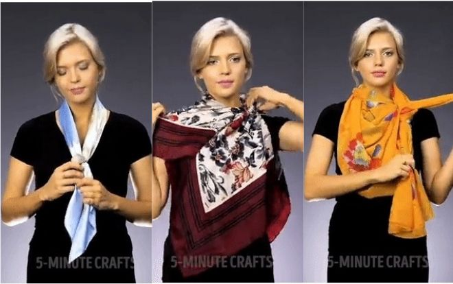 Chỉ thắt mỗi cái khăn mà cô gái này nhận hơn 11 triệu view cho video 3 phút