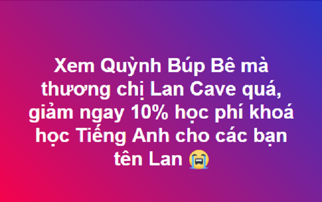 Xót xa cho số phận hẩm hiu của 'Lan cave' trong Quỳnh Búp Bê, hội chị em bán hàng online đồng loạt giảm giá cho khách tên Lan