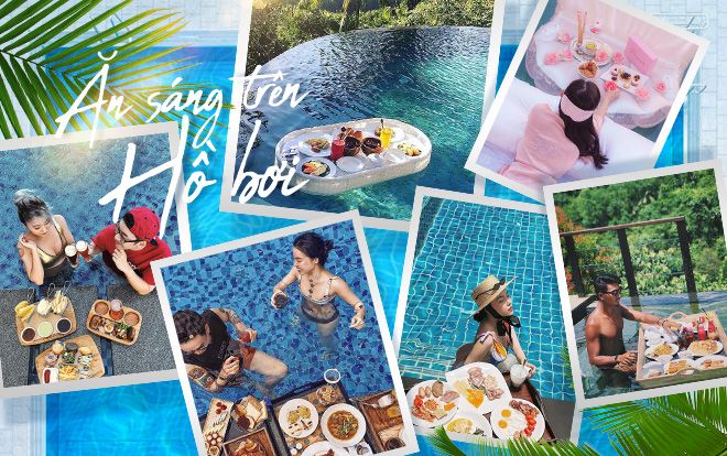 Bạn đã biết cách chụp ảnh 'ăn sáng trên hồ bơi' thật sang chảnh như Rich Kids chưa?