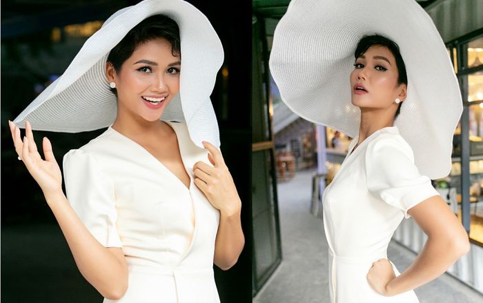 Cả thế giới ra mà xem, đến lượt H'Hen Niê gia nhập team đội nón che khuất nhân gian rồi!