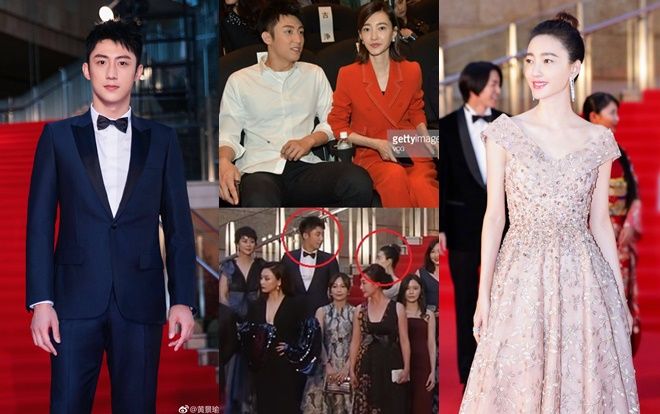 Khoảnh khắc Hoàng Cảnh Du tình tứ bên 'tiền bối' hơn 8 tuổi Vương Lệ Khôn ở 'LHP Tokyo 2018'