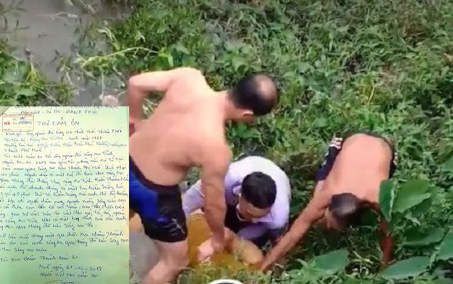 Mẹ viết thư cảm ơn gửi lực lượng công an đã kịp thời cứu sống con gái nhảy cầu tự tử