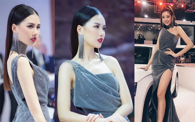 Quỳnh Hoa - Khánh Vân mặc đầm kim sa khoe sắc vóc như nữ thần khiến mày râu ngơ ngẩn