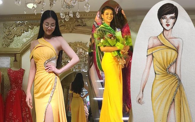 Đụng váy H'Hen Niê, Phương Khánh vẫn giành huy chương Vàng trang phục dạ hội Miss Earth