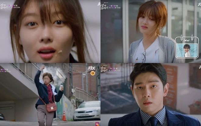 Kim You Jung lôi thôi, đầu bù, tóc rối khiến Yoon Kyun Sang sợ phát khiếp trong teaser đầu tiên của 'Clean with Passion for Now'