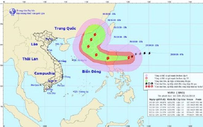 Siêu bão Yutu mạnh cỡ nào khi vào biển Đông?
