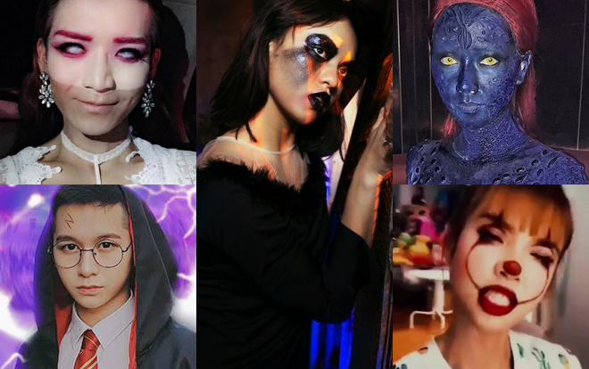 Cuộc 'đọ sắc' trên đấu trường biến hoá 'rùng rợn' mùa Halloween của sao Việt, ai sẽ là người dẫn đầu?