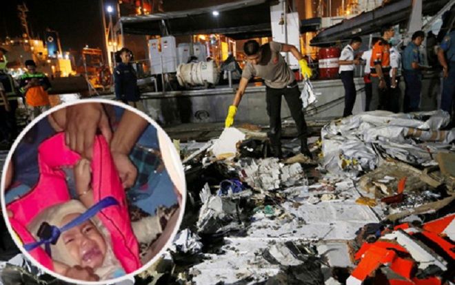 Sự thật bức ảnh em bé duy nhất sống sót trên chuyến bay định mệnh ở Indonesia đang lan truyền chóng mặt trên mạng xã hội