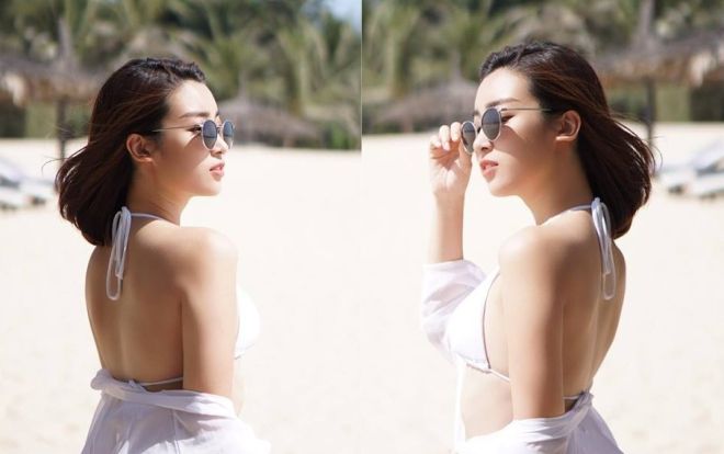 Cuối cùng, Đỗ Mỹ Linh cũng chịu khoe ảnh 'cởi đồ' gợi cảm đến thế