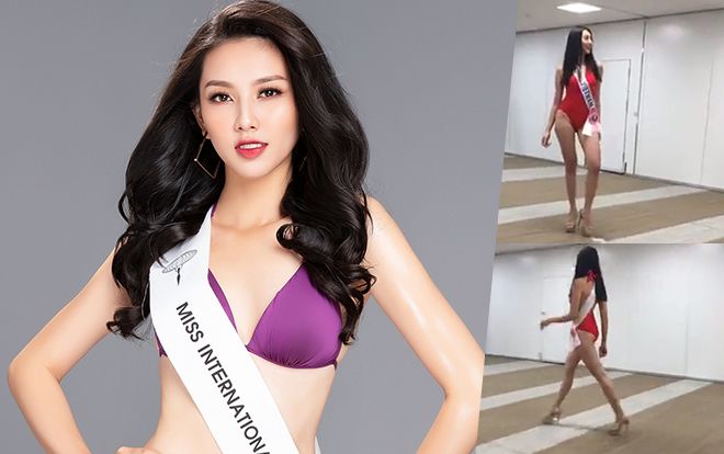 Thùy Tiên trình diễn bikini tại Miss International 2018: Bài bản nhưng quá 'đơ'