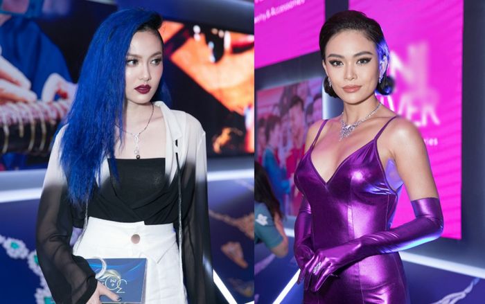 Fung La bị quần áo 'nuốt chửng', Mâu Thủy khoe triệt để đường cong chữ S tại sự kiện