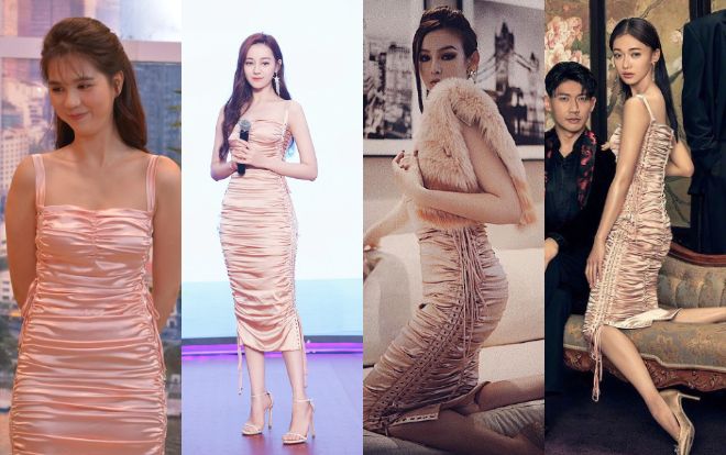 1 chiếc váy 4 số phận: Ngọc Trinh, Ngô Cẩn Ngôn, Địch Lệ Nhiệt Ba đều 'lép vế' trước bà mẹ 2 con này