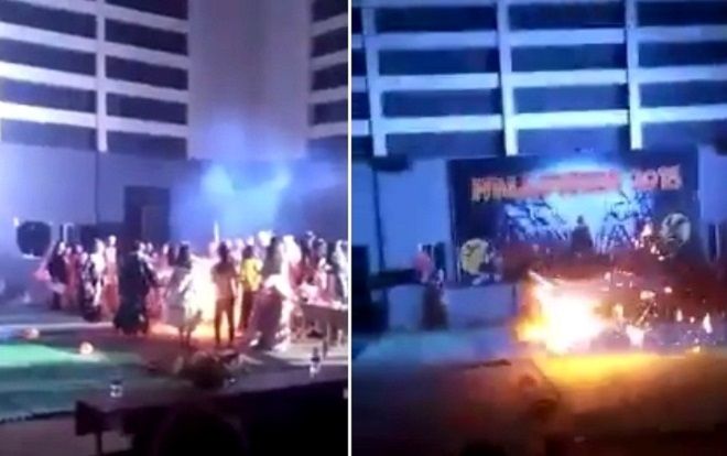 Hóa trang dự lễ hội Halloween, một nữ sinh viên bị bốc cháy