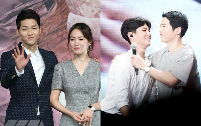 Song Joong Ki chia sẻ ảnh ủng hộ phim 'Boyfriend/Encounter' của Song Hye Kyo và Park Bo Gum