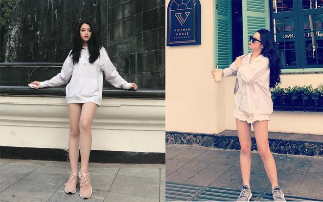 Khoe đôi chân trắng ngần dài miên man trên phố, Linh Ka gặp ngay phải 'thánh soi'