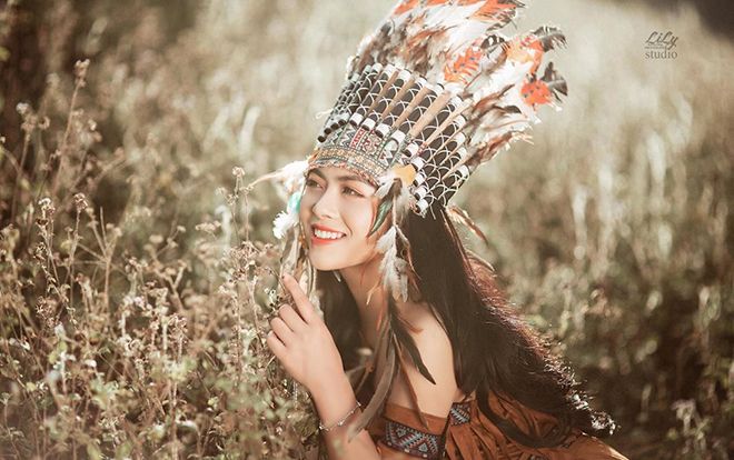 Gặp nàng 'thổ dân' cao nguyên Tây Bắc xinh đẹp như nữ thần 'đốn tim' bao nam sinh
