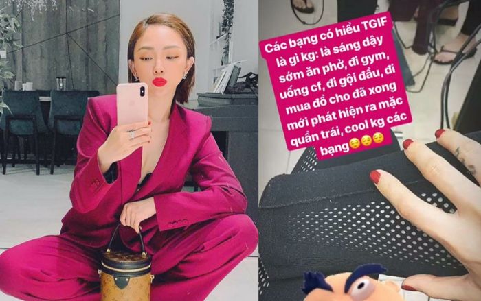 Mấy ai 'lầy lội' như Tóc Tiên, mặc quần trái ra đường vẫn tự tin hóm hỉnh đăng lên mạng