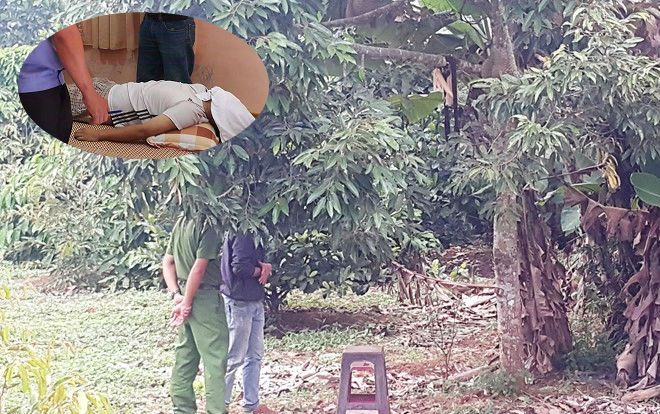 Chủ tịch xã tử vong bất thường trong tư thế treo cổ ở cây sầu riêng trong vườn nhà