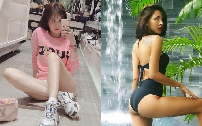 Giữa muôn vàn mỹ nhân áo tắm nóng bỏng, Ngọc Trinh kín như bưng nhưng vẫn vô tư 'hack tuổi'