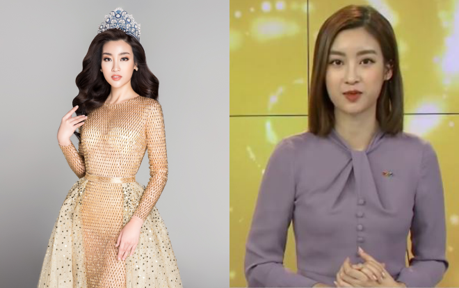 'Dở khóc dở cười' với Hoa hậu Đỗ Mỹ Linh khi lần đầu 'lấn sân' sang làm biên tập viên trên kênh truyền hình quốc gia