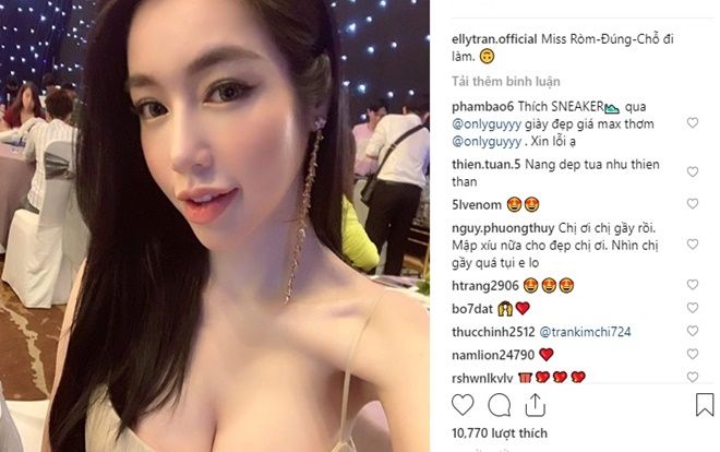 Elly Trần tự hào vì lộ xương quai xanh mảnh khảnh nhưng vòng một vẫn tràn đầy