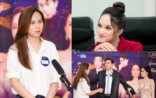 Doanh nhân Di Băng hóa 'người thứ 3' giúp thí sinh vượt qua thử thách của Hoa hậu Hương Giang