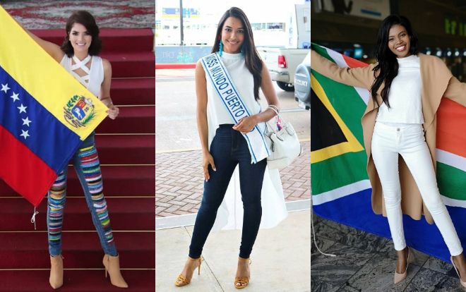 Cuộc chiến Miss World bắt đầu: Cú đọ sắc bất phân thắng bại ngay tại sân bay