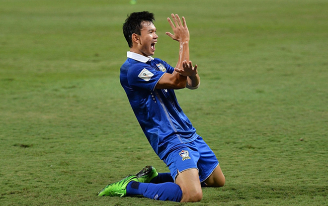 Siêu tiền đạo ghi 6 bàn, Thái Lan đại thắng 7-0 trước Timor Leste
