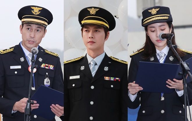 Sau Han Ji Min - Jung Woo Sung, Park Hae Jin được Tổng thống bổ nhiệm làm lính cứu hỏa danh dự