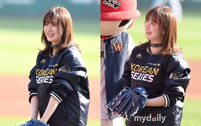 Hậu sinh nhật bên Ahn Jae Hyun, Goo Hye Sun khiến dân tình 'phát cuồng' vì xinh hơn hoa tại sân bóng chày