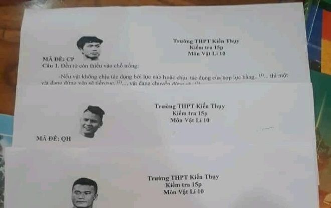 Khi giáo viên quá yêu bóng đá nhưng lại đi dạy Lý, đề thi dành cho học sinh thành ra như thế này đây