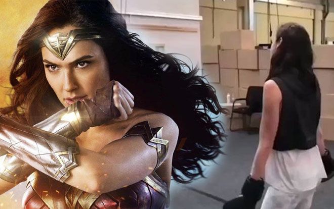 Gal Gadot 'sung sức' trên sàn tập cho vai diễn Wonder Woman