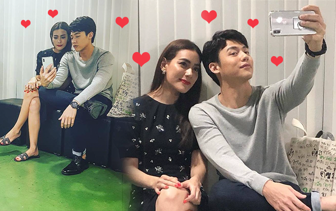 Kimmy Kimberley đến tận phim trường thăm Mark Prin siêu ngọt ngào