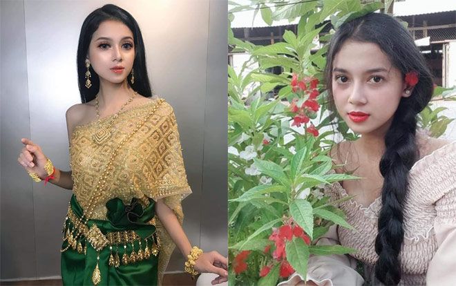 Mới xuất hiện một cô gái người Khmer xinh đẹp hết nấc khiến dân mạng tưởng nhầm là con lai