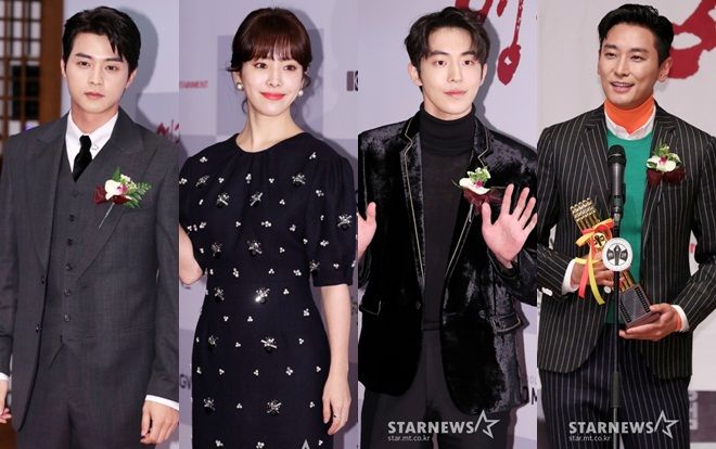 Han Ji Min tỏa sáng cùng 'bạn trai' Nam Joo Hyuk, Joo Ji Hoon và Kim Ji Hoon tại 'Lễ trao giải Youngpyeong 2018'