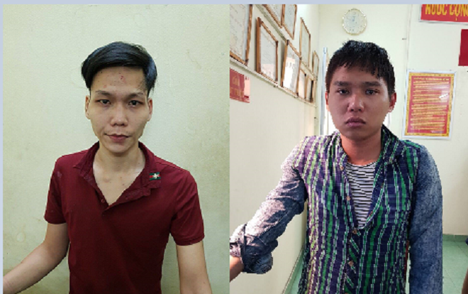 Bị phát hiện khi đeo chiếc balo có biểu hiện nghi vấn, 2 tên cướp dùng bình xịt hơi cay tấn công cảnh sát ở Sài Gòn