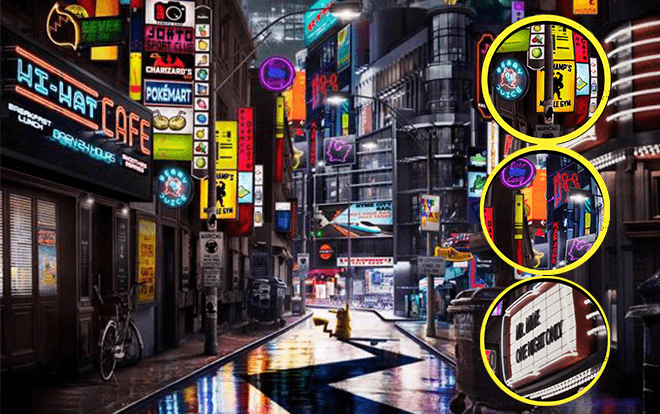 Những Easter Eggs xuất hiện trong poster 'Pokemon: Detective Pikachu'