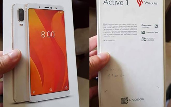 Lộ diện smartphone 'made in Vietnam' đầu tiên của VinGroup mang tên gọi Vsmart Active 1