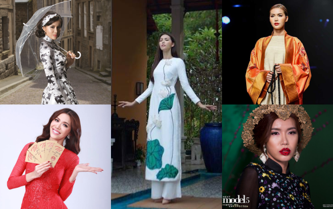 Minh Tú nhiều lần mặc áo dài, nhưng lần đẹp nhất là khi đại diện Việt Nam tại Miss Supranational 2018