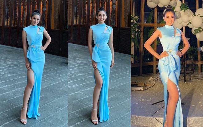 Khoe trọn đường cong như nữ thần, Tiểu Vy 'lọt mắt xanh' bà chủ tịch Miss World