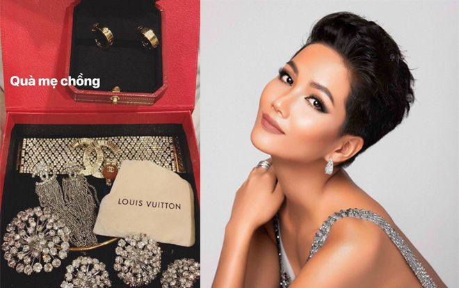 Khoe đồ hàng hiệu được 'mẹ chồng' tặng, H'Hen Niê khiến fan sửng sốt, hốt hoảng