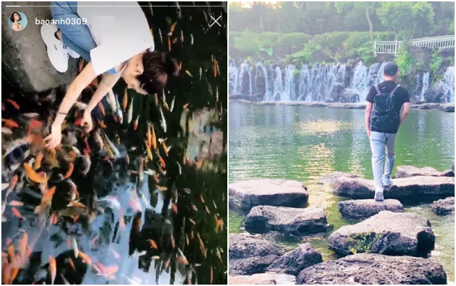 Bị bắt gặp tại khu du lịch suối Mơ, lẽ nào Bảo Anh và Hồ Quang Hiếu tiếp tục 'tình cũ không rủ cũng tới'!