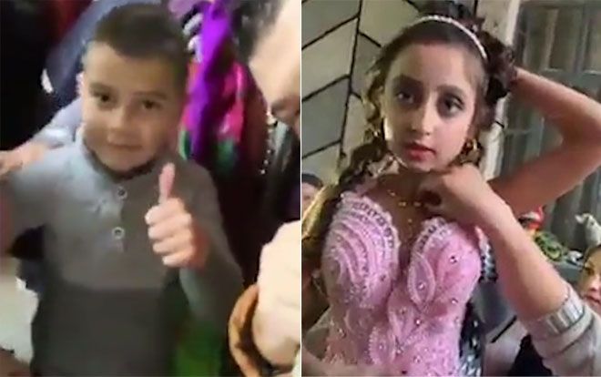 Choáng váng với đám cưới chú rể 10 tuổi, cô dâu lên 8