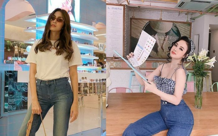 Đâu phải mỗi Hà Tăng, quần jeans thời 'ông bà anh' còn được Angela Phương Trinh, Hoàng Thùy cực mê