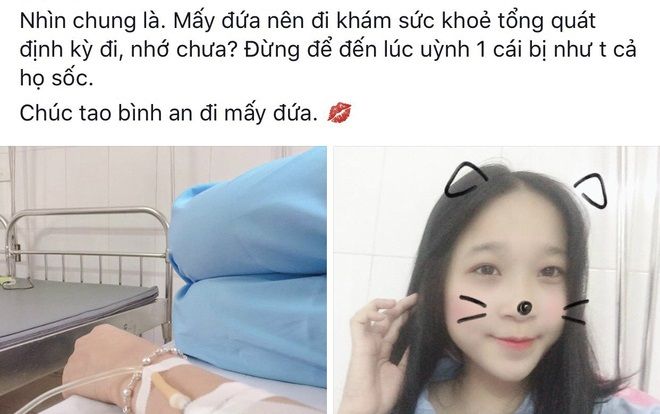 Lặng người trước tâm sự của cô gái trẻ đứng trước nguy cơ ung thư nhắc chúng ta ngẫm nghĩ về bản thân