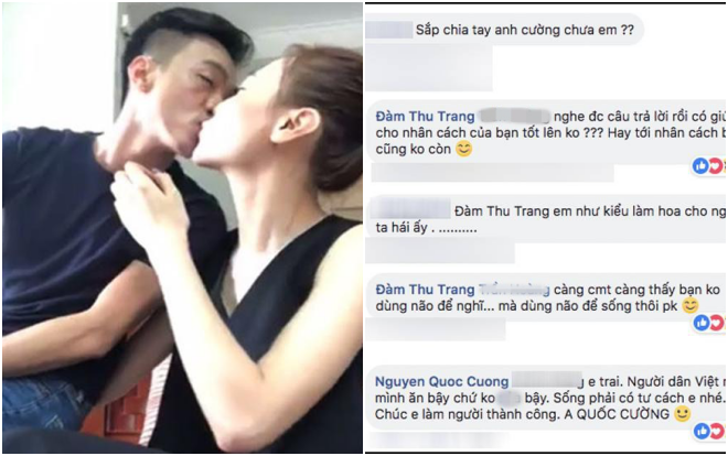 Cường Đô La vẫn bình thản 'xéo xắt' với antifan để bảo vệ cho Đàm Thu Trang dù đang vướng phải 'lùm xùm' mất việc