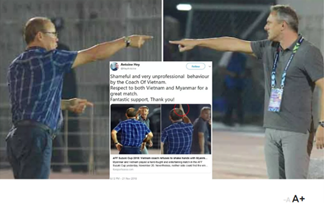 HLV Myanmar chỉ trích ông Park 'thiếu chuyên nghiệp', 'đáng xấu hổ'