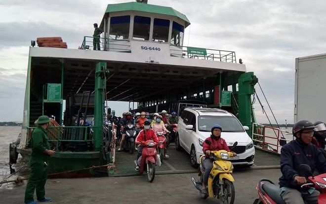 Phà Bình Khánh, Cát Lái ngưng hoạt động do bão số 9