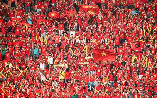 Triệu lời ca, tán thưởng của CĐV dành cho ĐT Việt Nam!