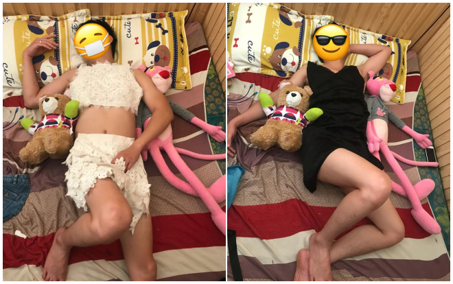 Dằn mặt chồng suốt ngày say xỉn, vợ mặc hết váy vóc gợi cảm mặc lên người chồng